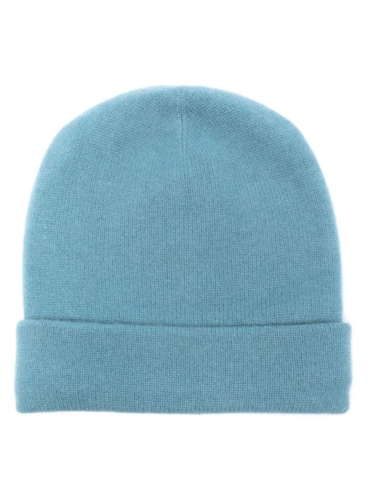 Frenckenberger cashmere beanie hat - Blue Cover