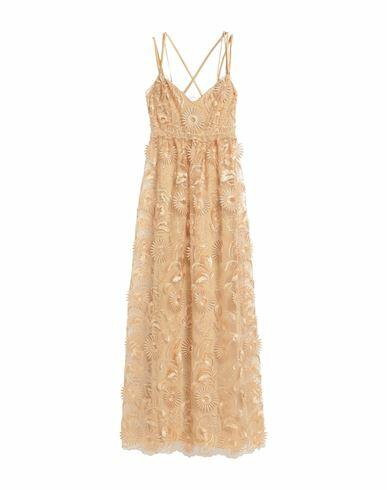 Alberta Ferretti Woman Maxi dress Sand Polyester Cover