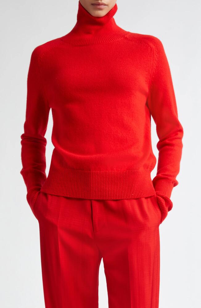 Victoria Beckham Lambswool Turtleneck Sweater in Red Cover