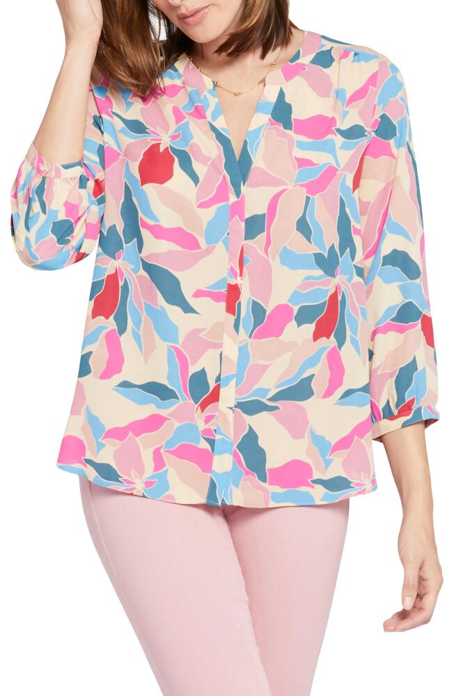 NYDJ Pintuck Blouse in Graceway Cover