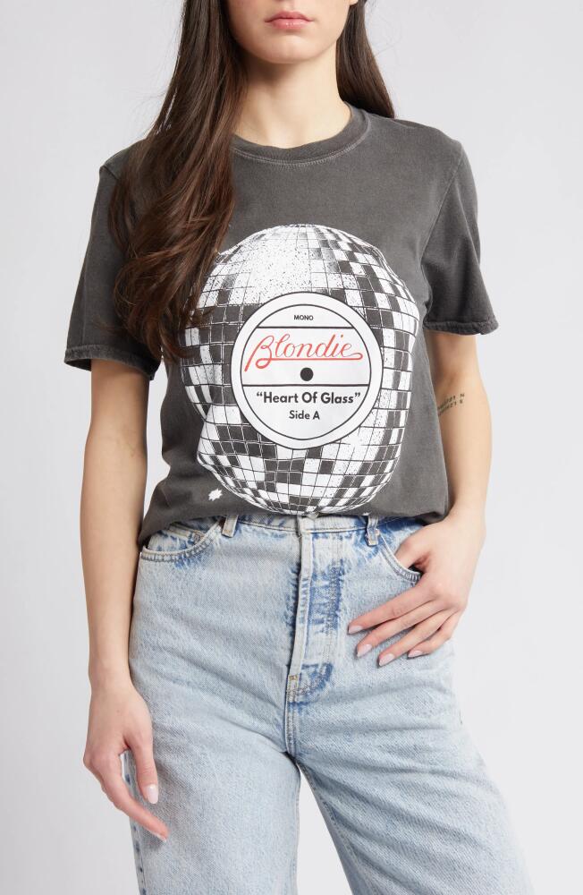 Philcos Blondie Disco Graphic T-Shirt in Grey Cover