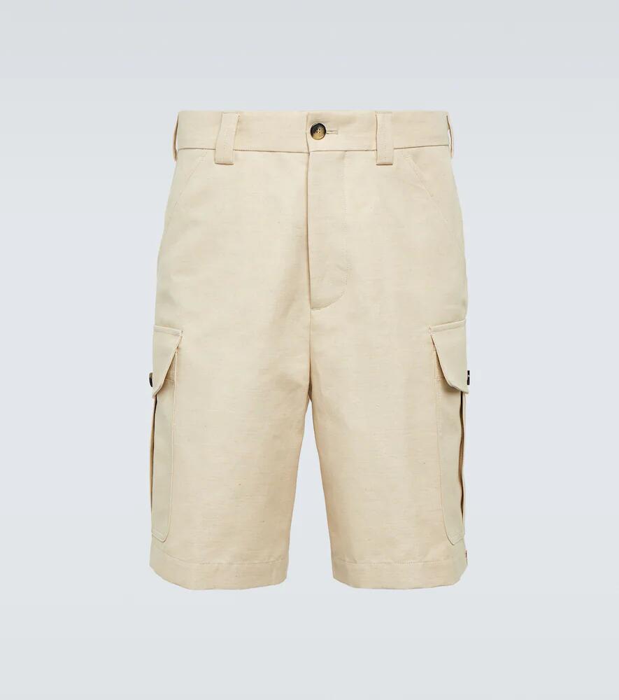 Loro Piana Bizen cotton and linen cargo shorts Cover