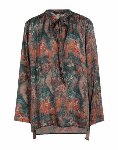 Mason's Woman Top Dark green Viscose Cover