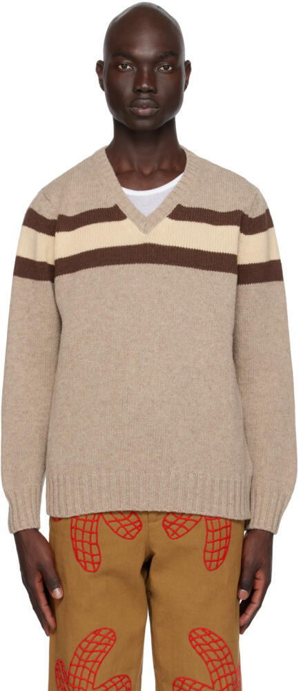 Bode Beige Brewster Sweater Cover