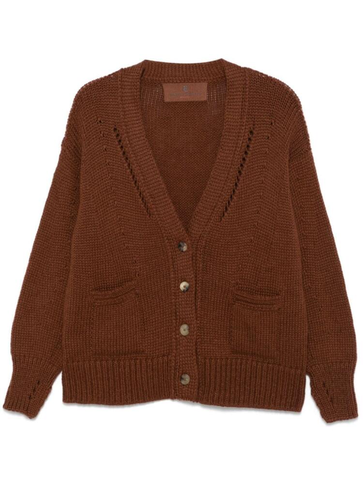 Ermanno Scervino V-neck cardigan - Brown Cover