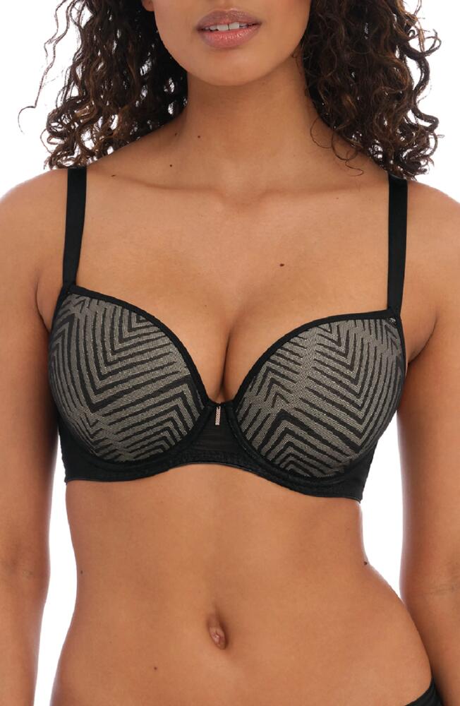 Freya Tailored Plunge Underwire T-Shirt Bra in Black Cover