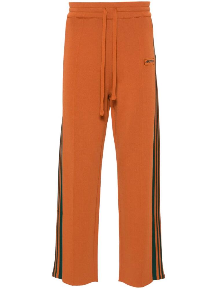 Autry side-stripe track pants - Orange Cover