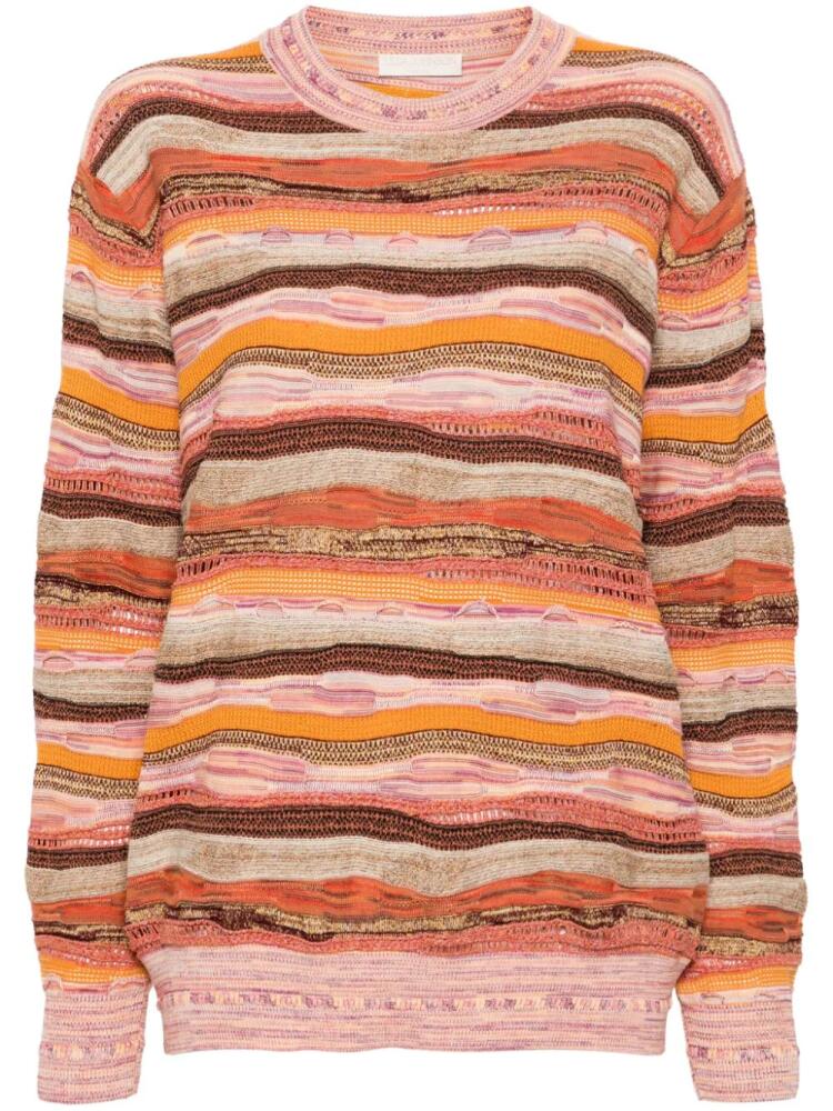 Ulla Johnson Ansel striped jumper - Orange Cover