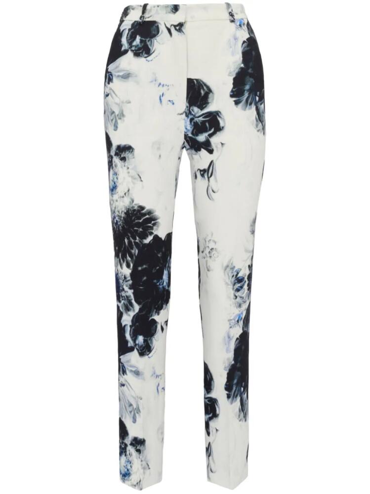 Alexander McQueen high-waisted trousers - White Cover