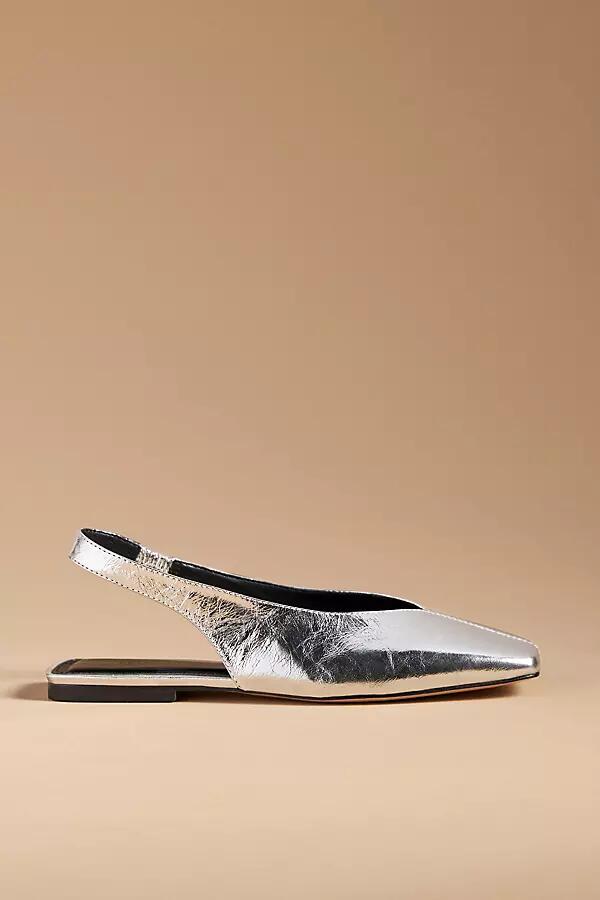 Maeve Square-Toe Slingback Flats Cover