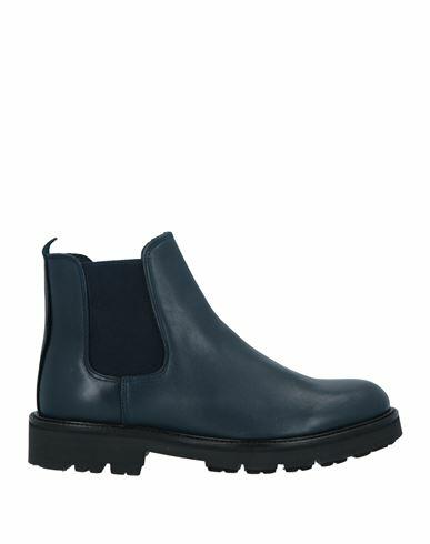 Bottega Marchigiana Man Ankle boots Midnight blue Soft Leather Cover