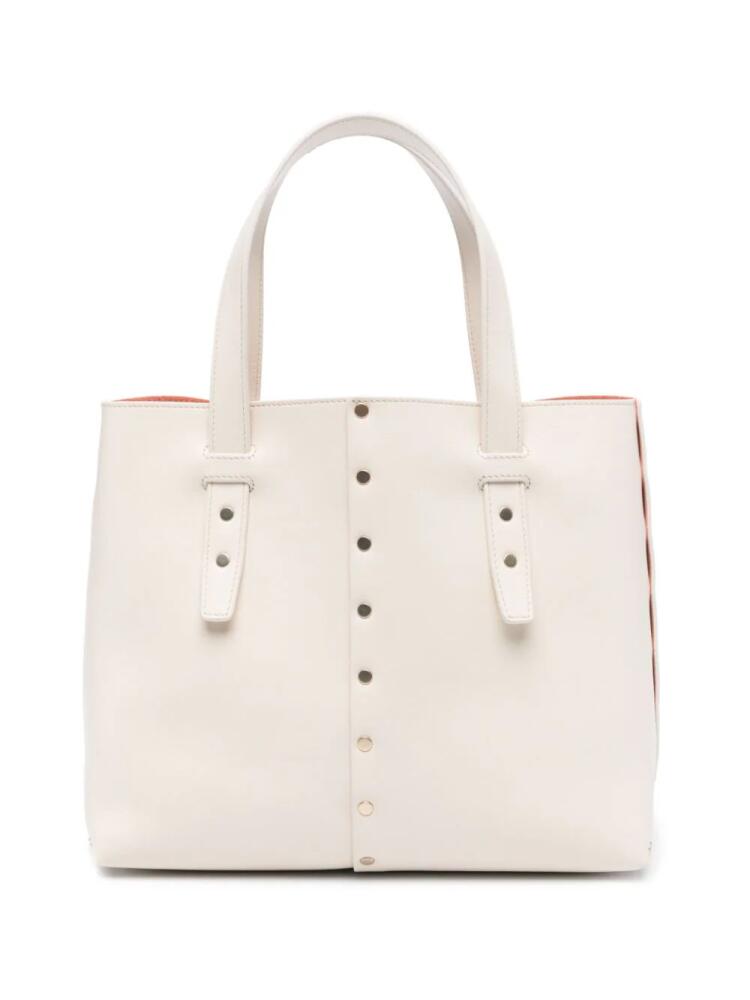 Fabiana Filippi leather tote bag - White Cover