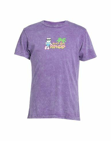 Ripndip Beach Boys Tee Man T-shirt Purple Cotton, Polyester Cover