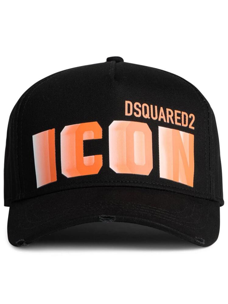 DSQUARED2 logo-print baseball cap - Black Cover