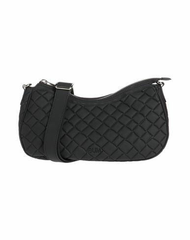 Gum Design Woman Cross-body bag Black Recycled PVC Cover