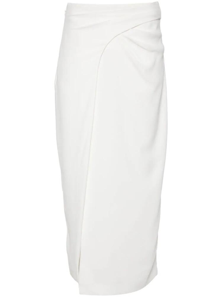 IRO Pumiko pleat-detail midi skirt - White Cover