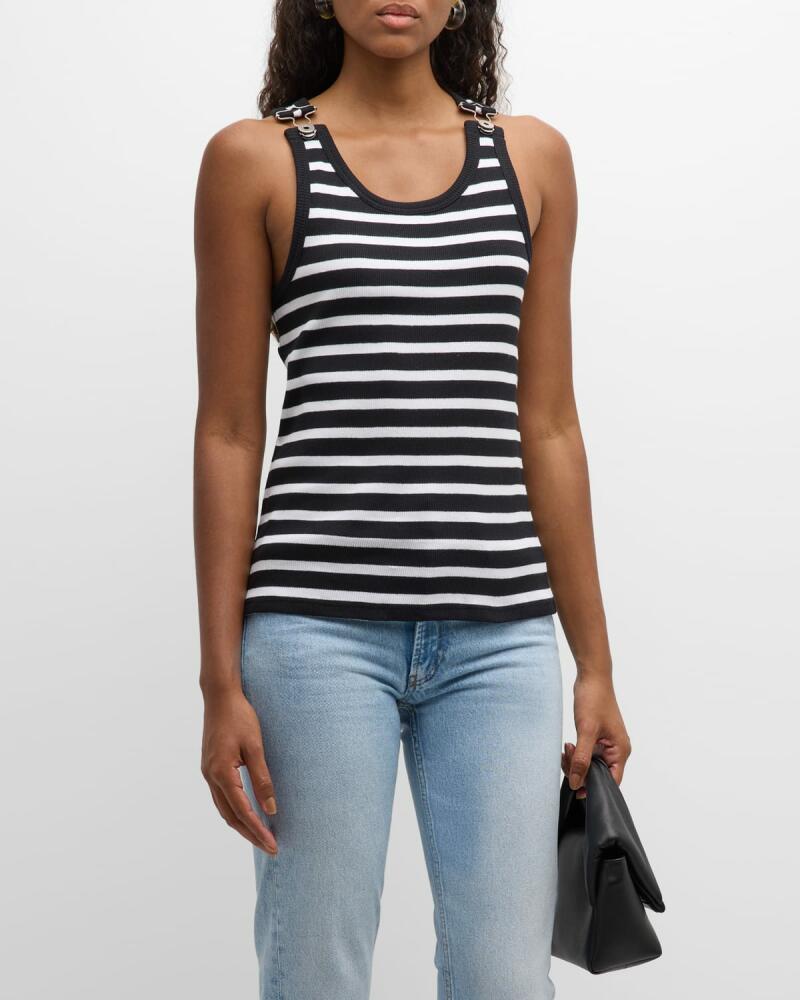 Jean Paul Gaultier Ribbed Stripe Mariniere Tank Top Cover