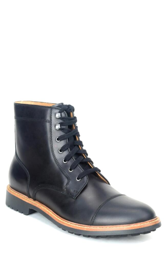 Warfield & Grand Gresham Lugged Cap Toe Boot in Black Cover