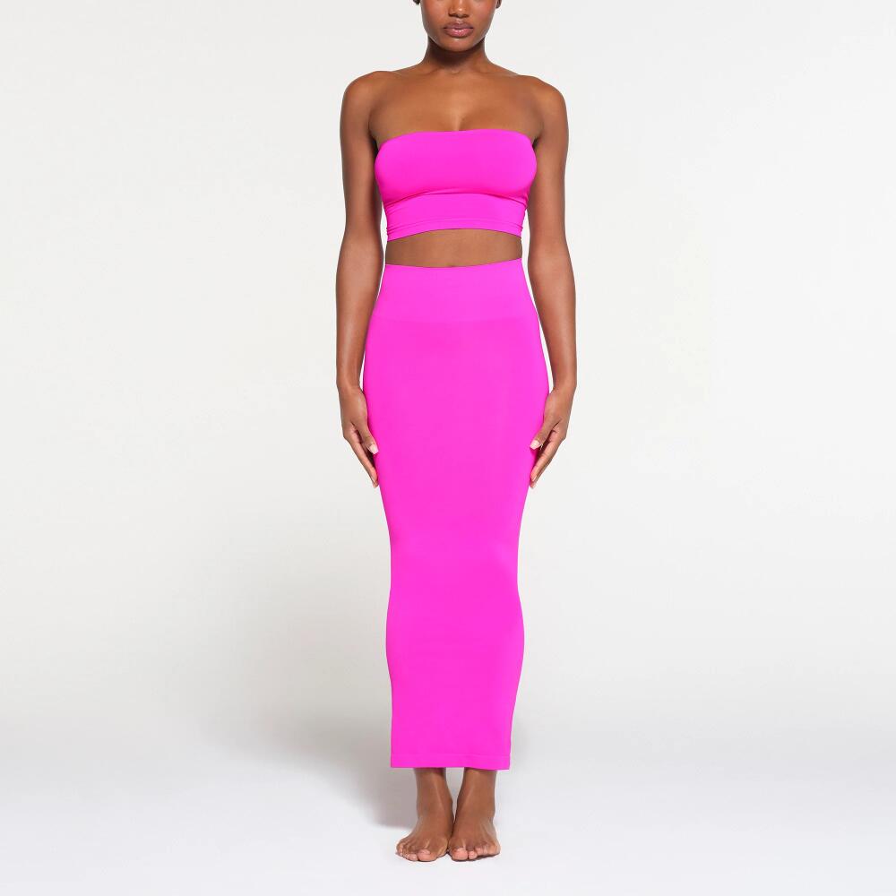 SKIMS Long Tube Skirt | Pink | 3XL | Soft Smoothing Seamless Cover