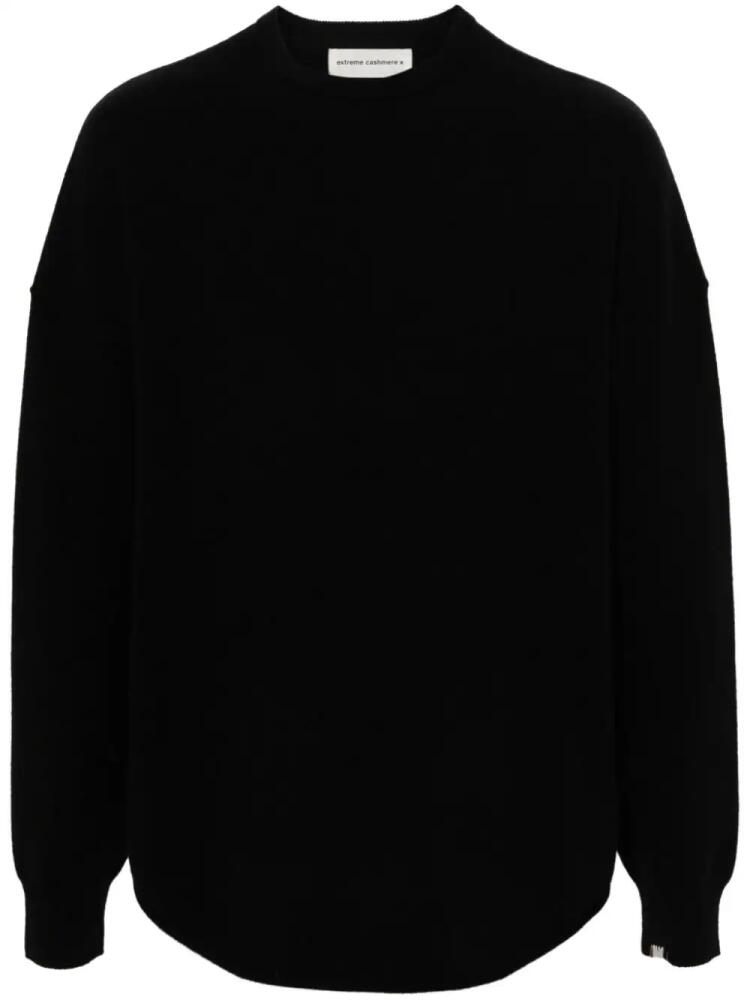 extreme cashmere ribbed-knit sweater - Black Cover