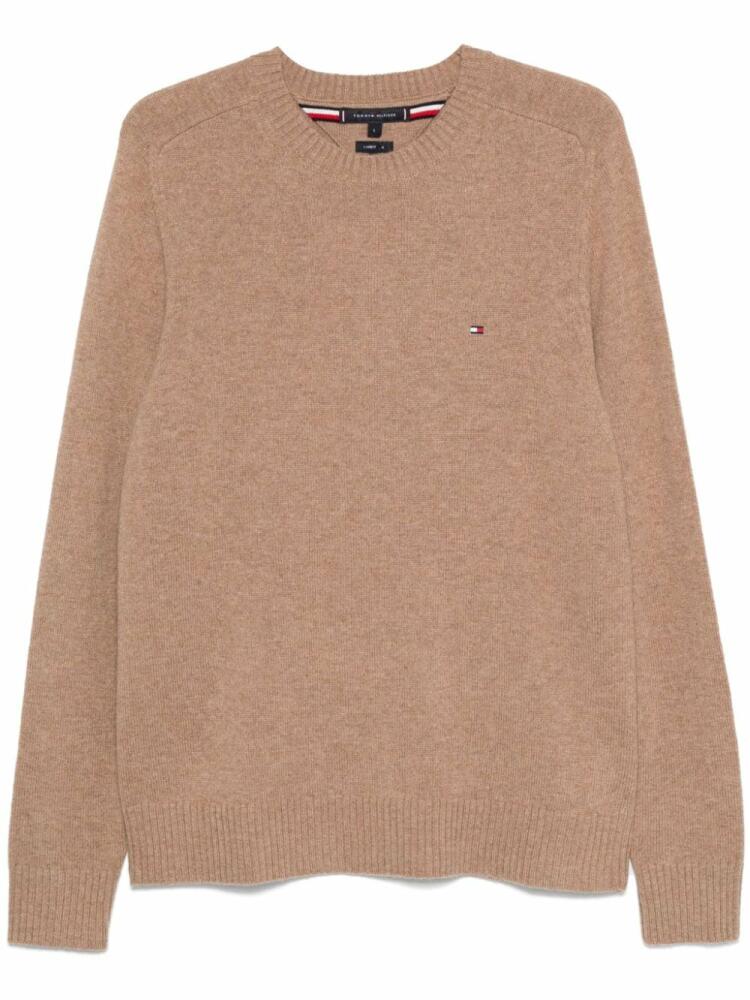 Tommy Hilfiger wool crew-neck sweater - Brown Cover