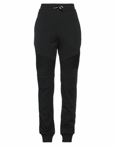 Balmain Woman Pants Black Cotton Cover