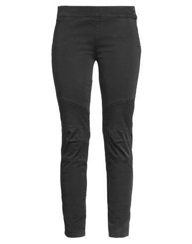 Ermanno Scervino Woman Pants Black Cotton, Elastane Cover