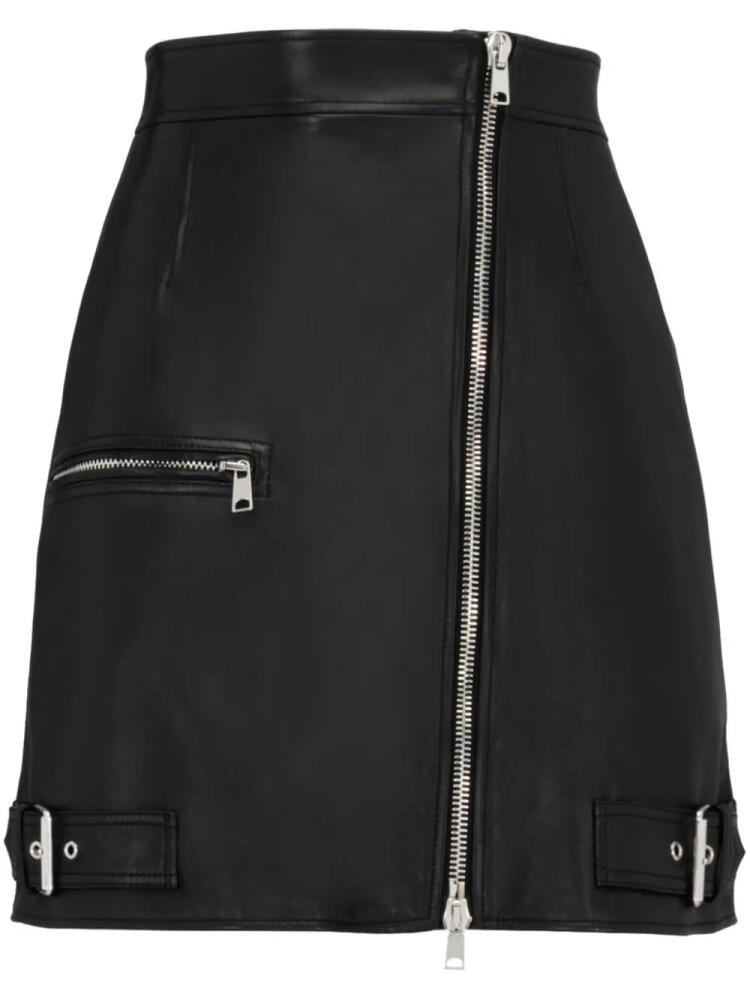 Alexander McQueen Biker mini skirt - Black Cover