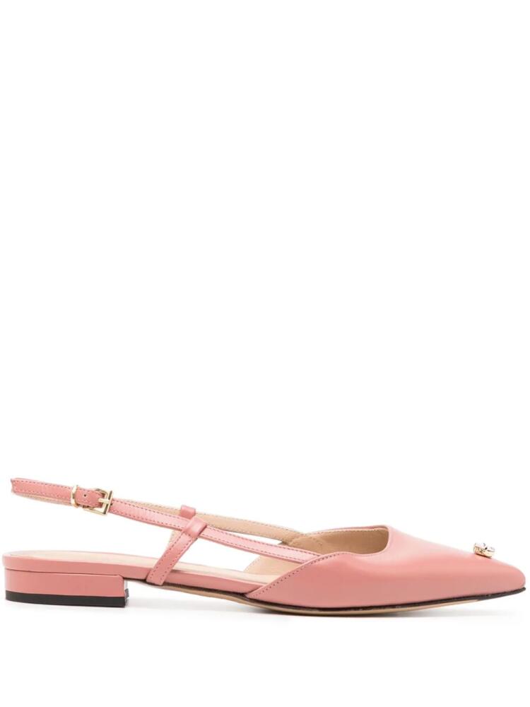 Madison.Maison Julia slingback leather pumps - Pink Cover