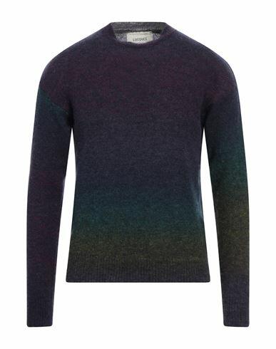 Lucques Man Sweater Purple Alpaca wool, Wool, Polyamide Cover