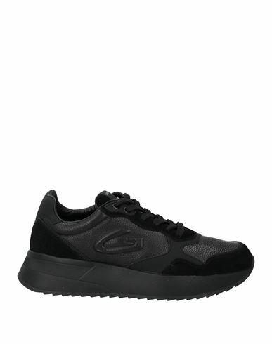 Alberto Guardiani Man Sneakers Black Leather Cover