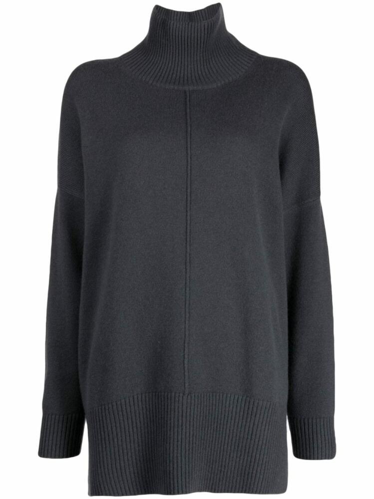 N.Peal mock-neck long jumper - Grey Cover