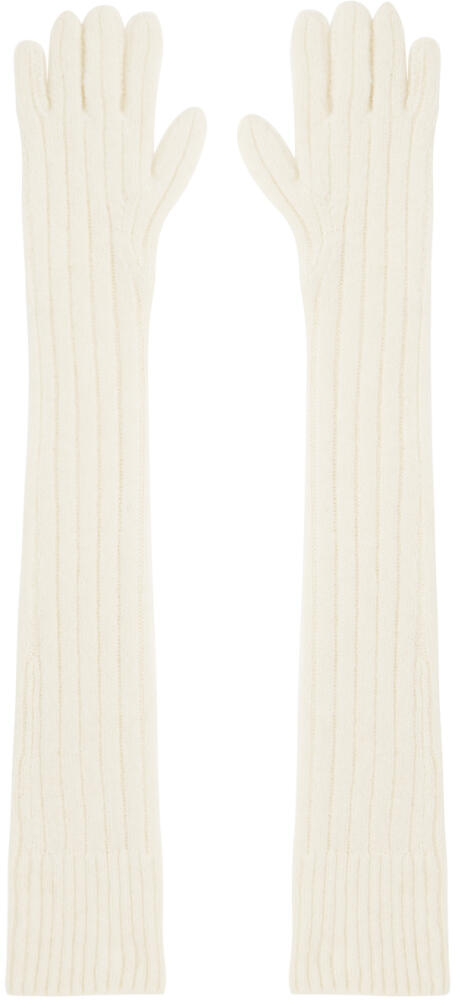 Dries Van Noten Off-White Long Gloves Cover