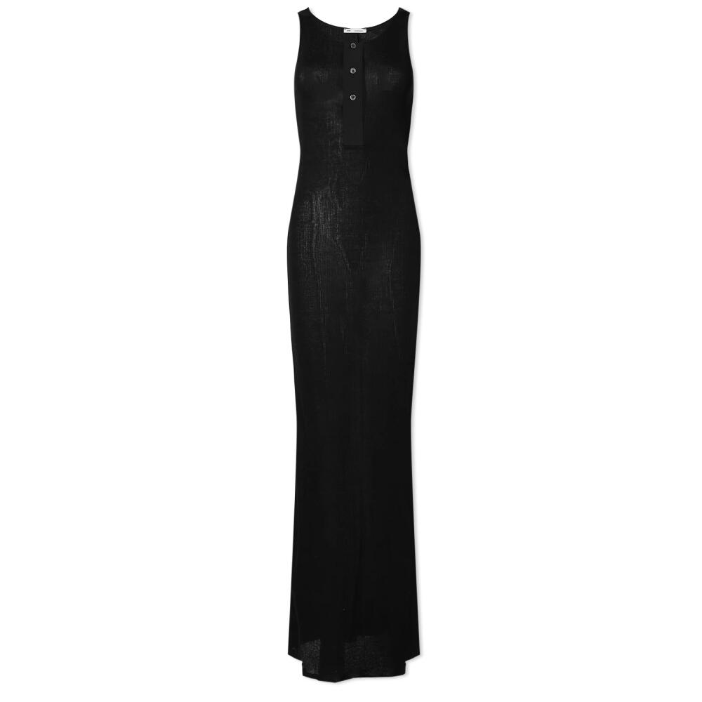 AMI Paris Women's Tank Top Maxi Dress in Black Cover