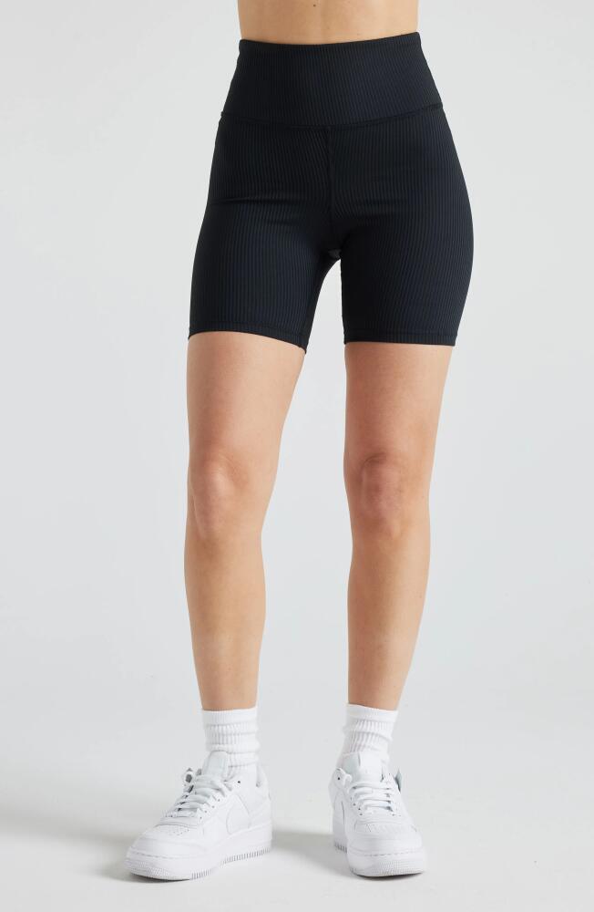 Losano Renew Rib Biker Short in Black Cover