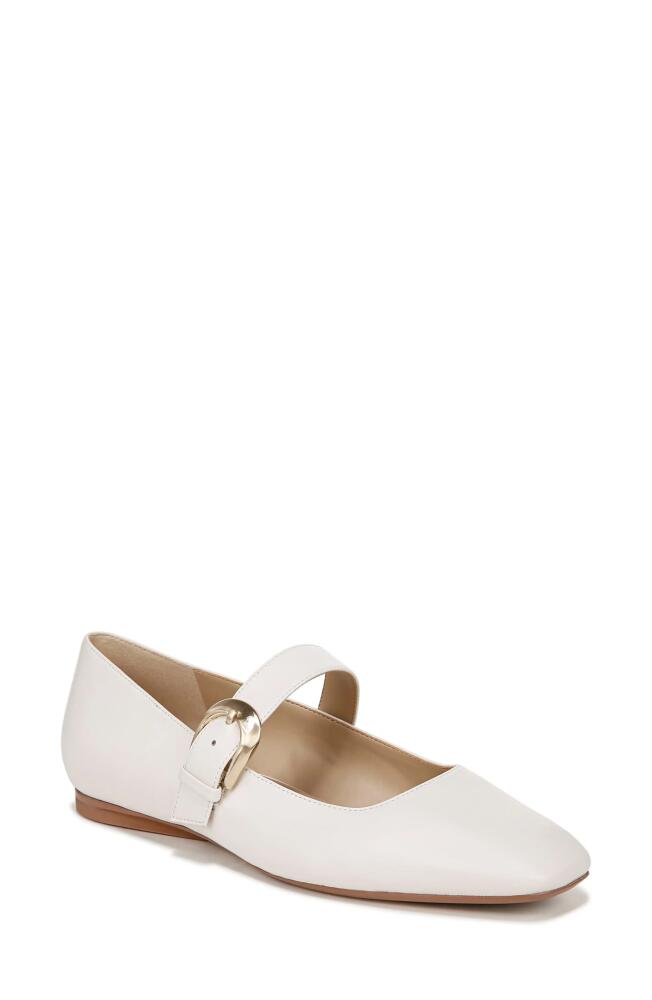 27 EDIT Naturalizer Carter Mary Jane Flat in Warm White Leather Cover