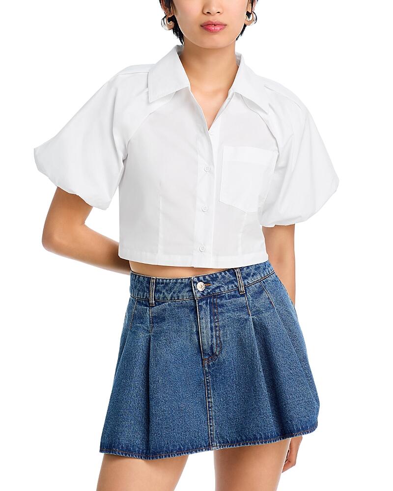 Steve Madden Reece Cropped Shirt Cover