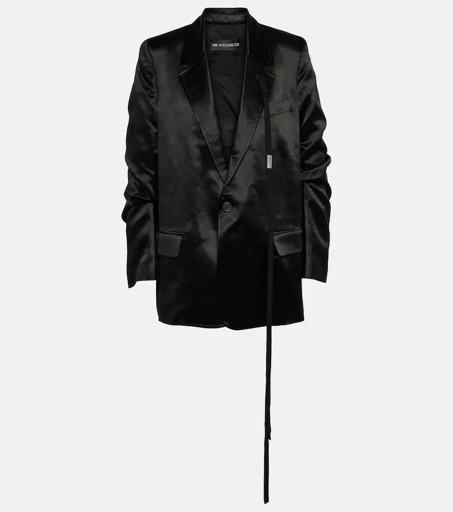 Ann Demeulemeester Satin blazer Cover