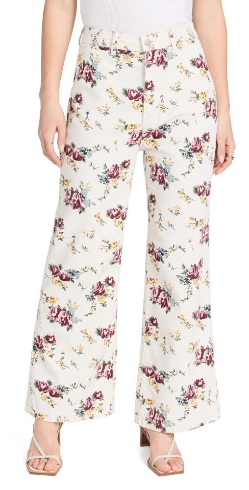 Rolla's Sailor Pant Floral Jeans Cream Cover