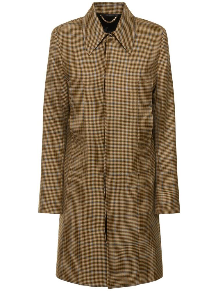 VICTORIA BECKHAM Heritage Houndstooth Tailored Coat Cover