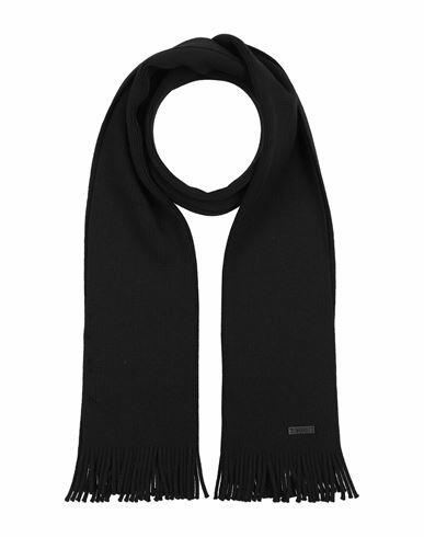 Boss Man Scarf Black Virgin Wool Cover