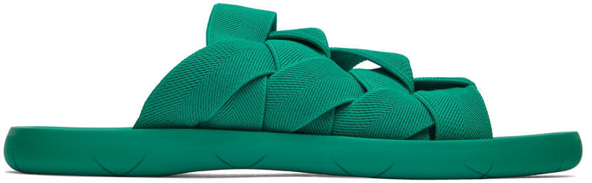 Bottega Veneta Green Plat Sandals Cover