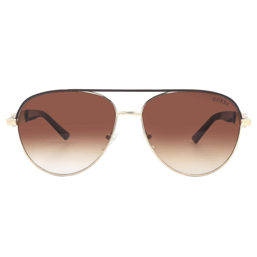 Guess Factory Brown Gradient Pilot Ladies Sunglasses Cover