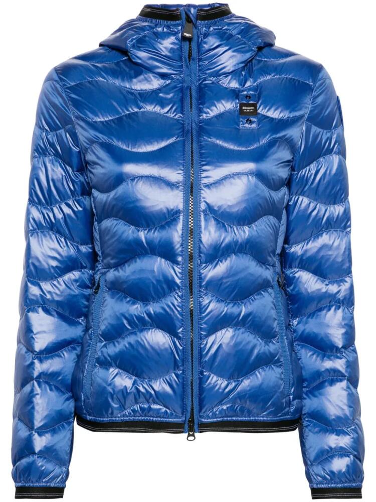 Blauer Sofia hooded down jacket - Blue Cover