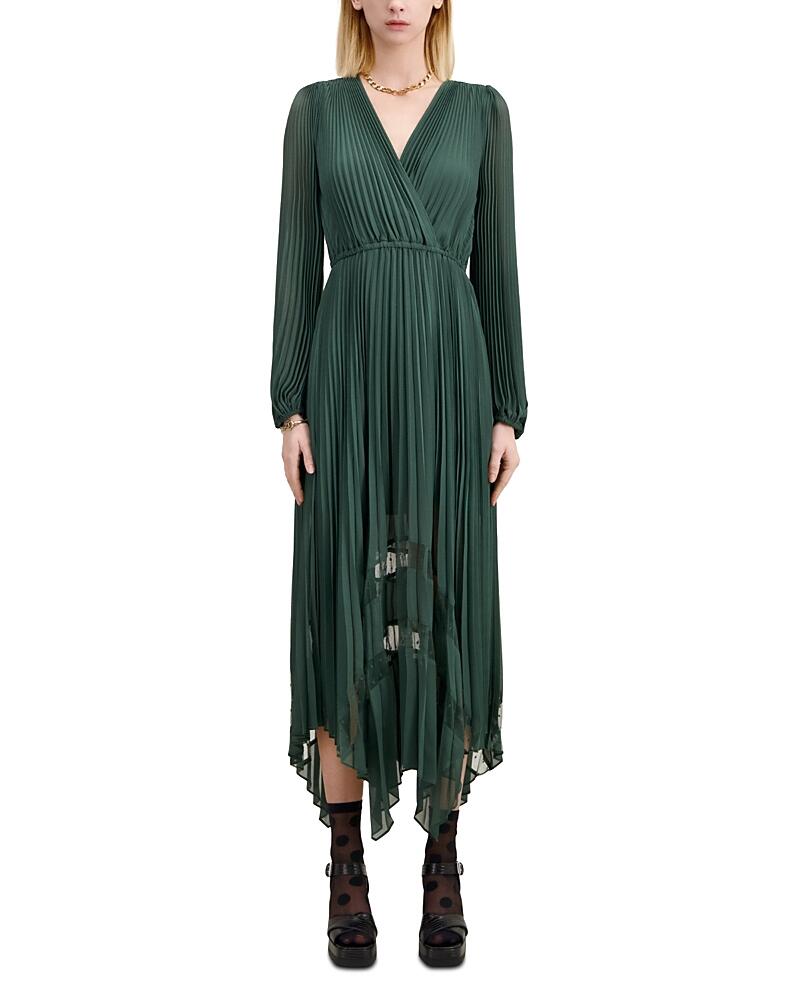 The Kooples Pleated Maxi Dress Cover