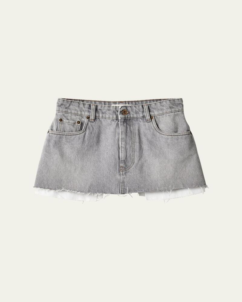 Miu Miu Mini Denim Skirt Cover