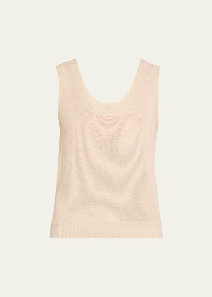 Kobi Halperin Heidi Sleeveless Shimmer Knit Sweater Cover