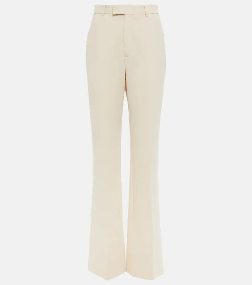 Gucci Flared wool crêpe pants Cover