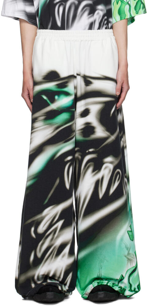 Gerrit Jacob White Airbrushed Track Pants Cover