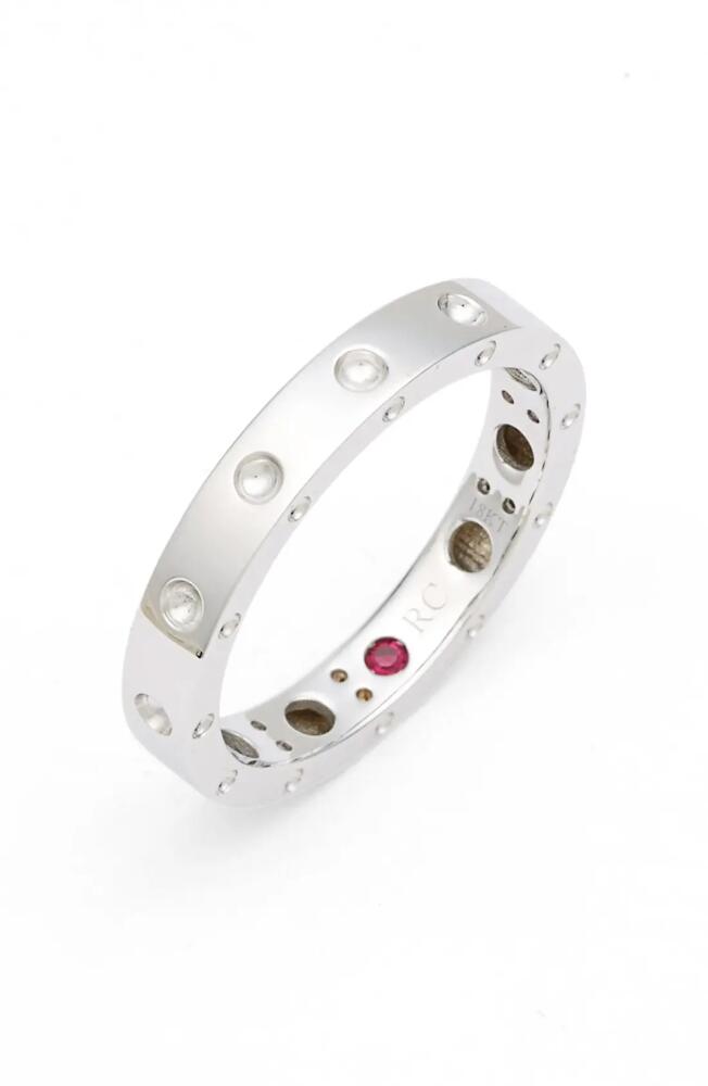 Roberto Coin 'Symphony - Pois Moi' Ruby Band Ring in White Gold Cover